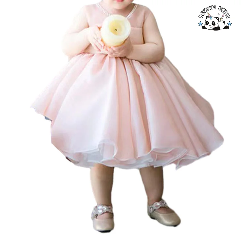 LEZONKIDS - Atacado Novas Inovações de vestido de baile de princesa com pérolas para meninas